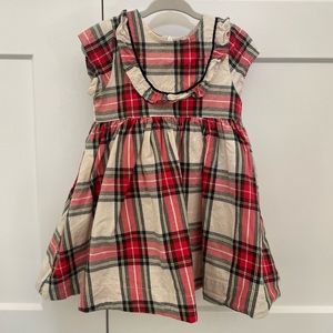 Pink Chicken holiday plaid dress